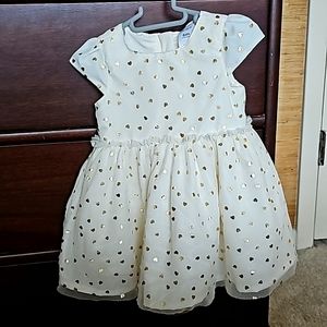 Cream and Gold Dress, 6 month